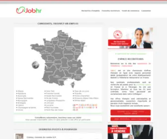 Jobhr.fr(Offres d'emplois hôtellerie et restauration) Screenshot