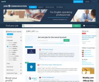 Jobincommunication.com(Jobincommunication) Screenshot