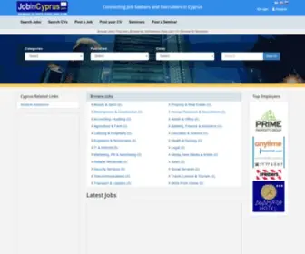 Jobincyprus.com(Job in Cyprus) Screenshot