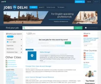 Jobindelhi.com(Jobs in Delhi) Screenshot