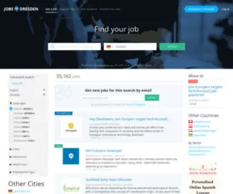 Jobindresden.com(Jobs in Dresden) Screenshot