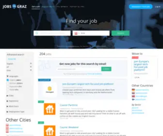 Jobingraz.com(Jobs in Graz) Screenshot