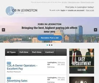 Jobinlexington.com(The American market) Screenshot