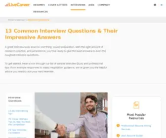 JobinterviewQuestions.org(Interview Questions) Screenshot