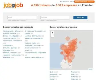 Jobisjob.com.ec(Busca en todas las bolsas de trabajo) Screenshot
