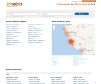 Jobisjob.com.pe(JobisJob Perú) Screenshot