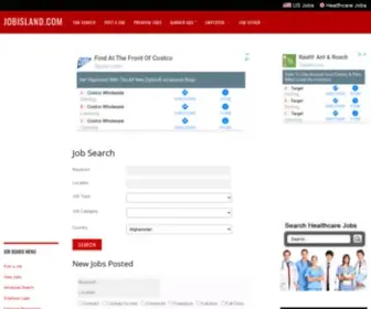 Jobisland.com(Free Job Advertising & Resume Search) Screenshot