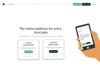 Jobjack.co.za(JOBJACK: The online platform for entry) Screenshot