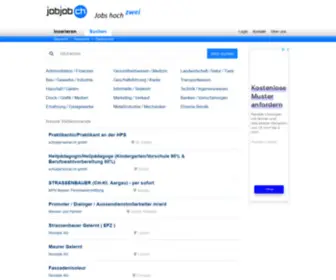 JobJob.ch(Schweizer Stellenportal) Screenshot