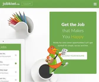 Jobkiwi.ca(Job Kiwi) Screenshot