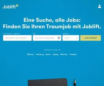Joblift.de(Finde den Job der besser passt) Screenshot