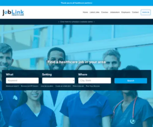 Joblinkhealthcare.com(Joblinkhealthcare) Screenshot