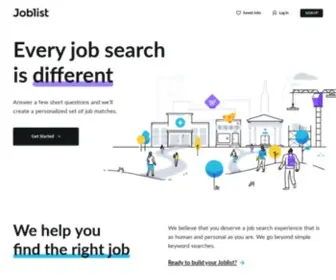 Joblist.com(Your job search) Screenshot