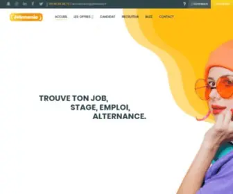 Jobmania.fr(Les étudiants c'est notre job) Screenshot