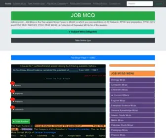 Jobmcq.com(Job Mcqs) Screenshot