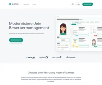 Jobmin.de(Einfaches Bewerbermanagement) Screenshot