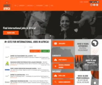 Jobnetafrica.com(Find international jobs in Africa) Screenshot