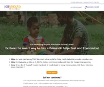 Jobnukkad.com(Hire Maid) Screenshot