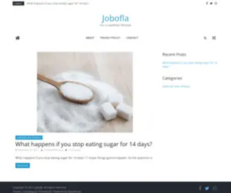 Jobofla.com(For a healthier lifestyle) Screenshot