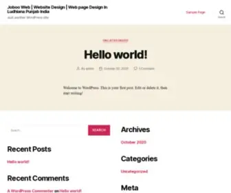 Jobooweb.com(Just another WordPress site) Screenshot