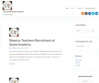 Jobopeningandbooking.com(Jobopeningandbooking) Screenshot