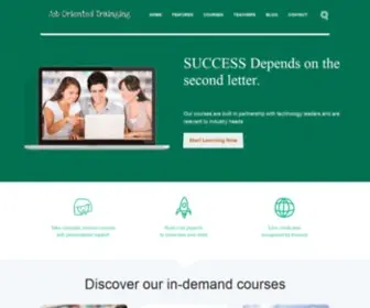 Joborientedtraining.com(Job Oriented Training In Lucknow) Screenshot