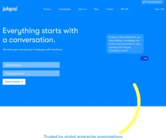 Jobpal.ai(Recruitment Chatbots For Enterprise Companies) Screenshot