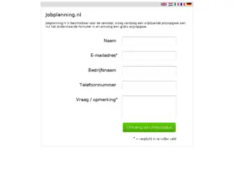 Jobplanning.nl(jobplanning) Screenshot
