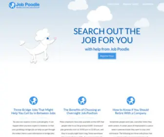 Jobpoodle.com(Job Poodle) Screenshot