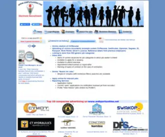 Jobportunities.net(Electronic recruitment) Screenshot