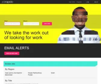 Jobrapido.com.pk(Jobs, job vacancies) Screenshot