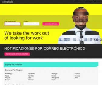 Jobrapido.com.ve(Ofertas empleo) Screenshot
