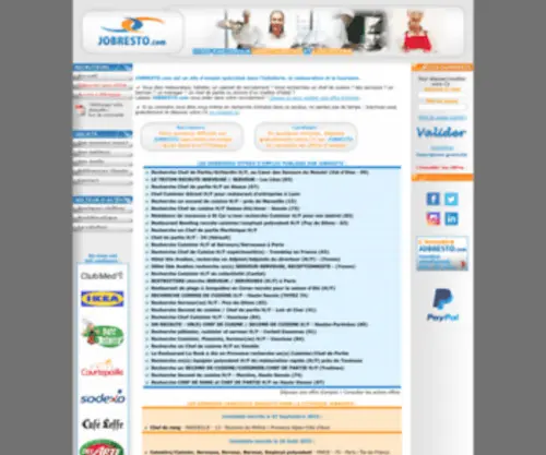 Jobresto.com(Et autres offres d'emplois)) Screenshot
