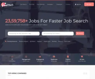 Jobrino.com(Jobrino Your Job Finder USA) Screenshot