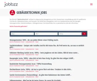 Jobs-Heizung-Lueftung-Sanitaer.ch(Jobbzz Gebäudetechnik Jobs) Screenshot