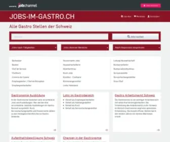 Jobs-IM-Gastro.ch(Alle Gastro Stellen der Schweiz) Screenshot