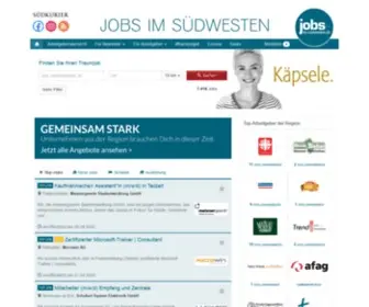 Jobs-IM-Suedwesten.de(Alle Jobs im Südwesten) Screenshot