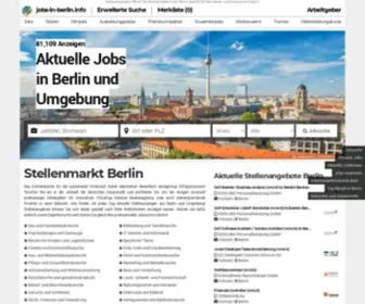 Jobs-IN-Berlin.info(Jobbörse Berlin) Screenshot