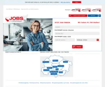 Jobs-IN-Mittelhessen.de(Aktuell 51602 Jobs in Gießen und der Region Mittelhessen online auf) Screenshot