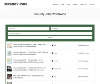Jobs-Security.com(Security Jobs) Screenshot