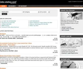 Jobs-Station.com(Jobs in Malaysia and free job postings) Screenshot