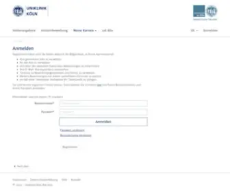 Jobs-UK-Koeln.de(Anmelden) Screenshot