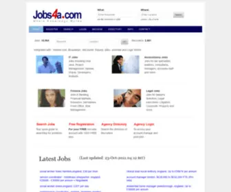 Jobs4A.com(Where knowledge works) Screenshot