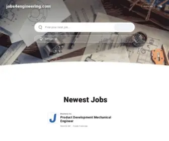 Jobs4Engineering.com(Jobs4Engineering) Screenshot