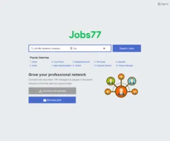 Jobs77.com(Jobs) Screenshot