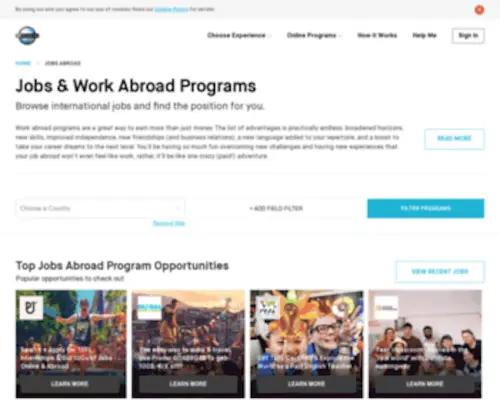 Jobsabroad.com(Jobsabroad) Screenshot