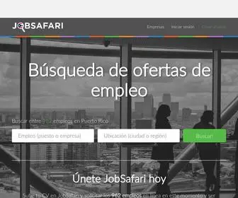 Jobsafari.com.pr(Bolsa de trabajo en Puerto Rico) Screenshot