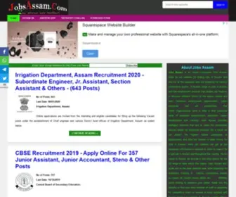 Jobsassam.com(Career & Jobs in Assam and Jobs in Guwahati) Screenshot