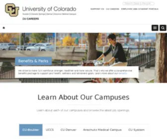 Jobsatcu.com(University of Colorado Job Site) Screenshot