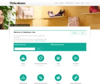 Jobsatdebenhams.com(Debenhams Jobs) Screenshot